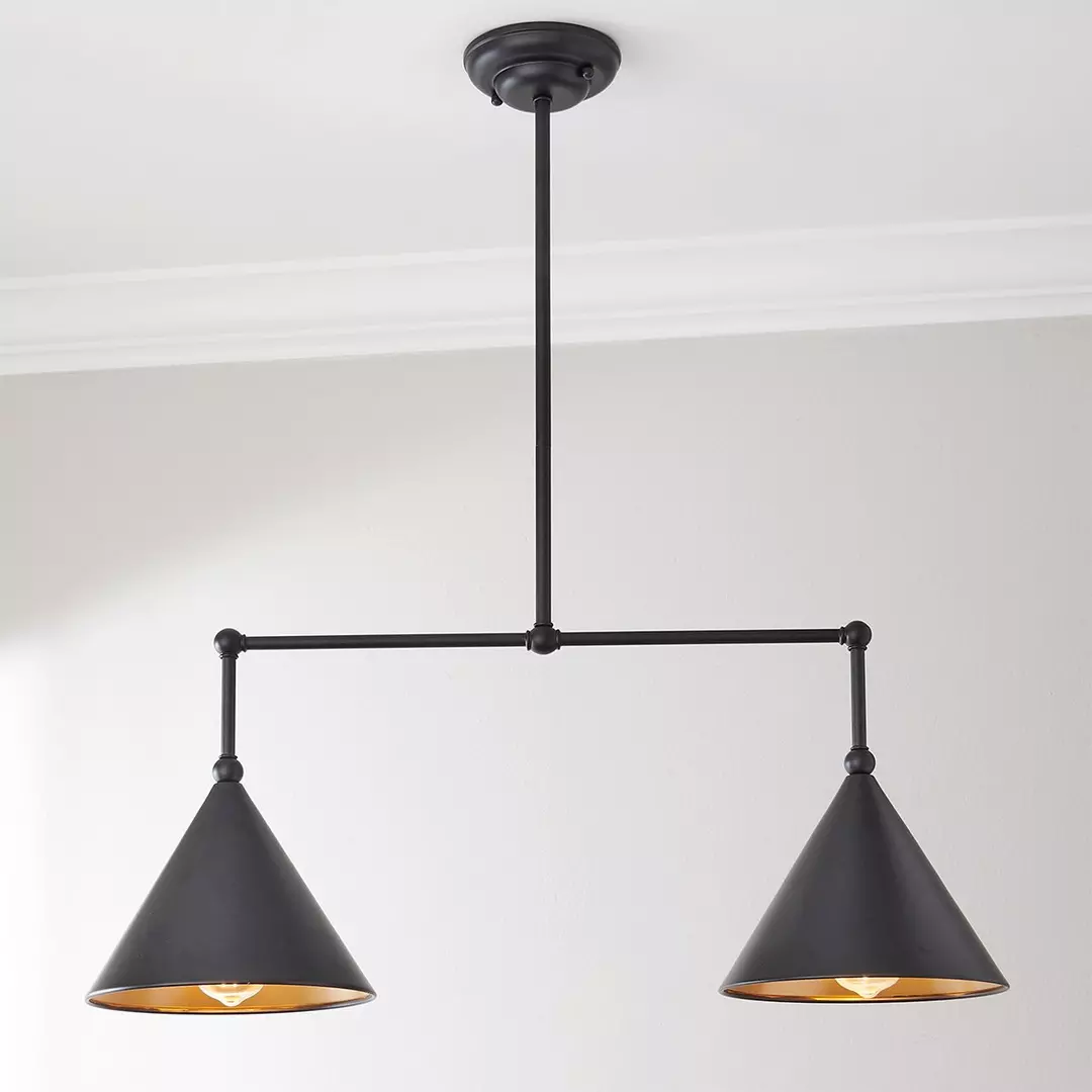 $480 Erin & Ben Co. Mason Linear Chandelier
