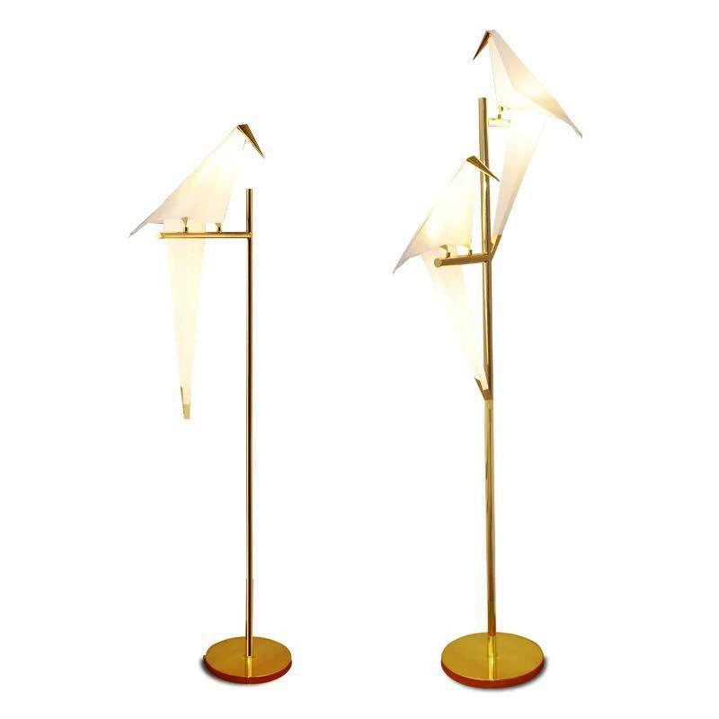 $180 Little Bird, Thousand Paper Crane, Bedroom, Living Room, Floor Lamp, Desk Lamp